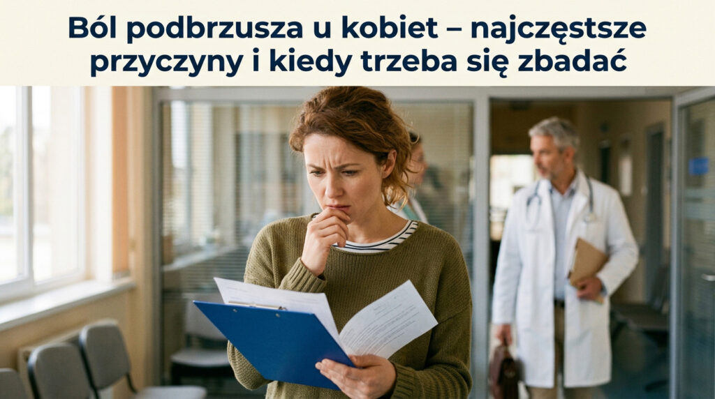 Ból podbrzusza u kobiet – najczęstsze przyczyny i kiedy trzeba się zbadać